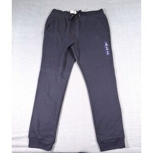 Gap Modern Slim Fleece Jogger Sweatpants Mens M Navy Blue NWT Casual Athleisure